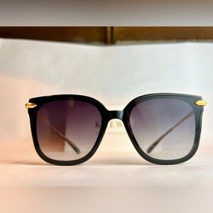 KREWE Sunglasses - DEDE NYLON - Black + Crystal 24K